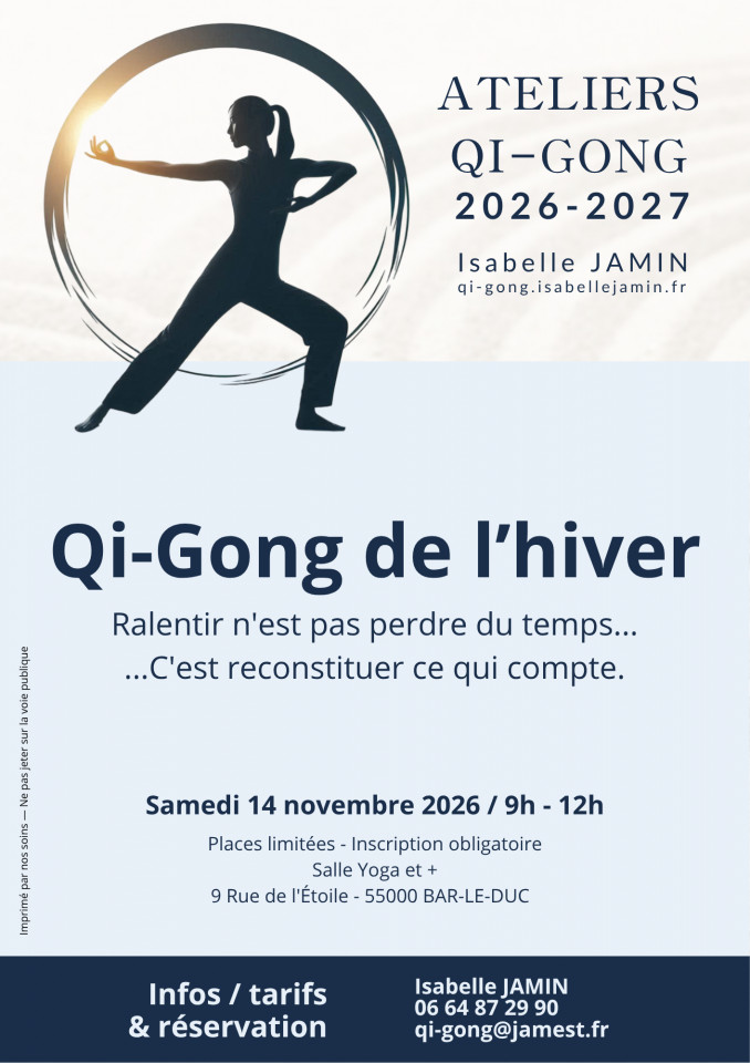 Affiche cours saison 2026-2027