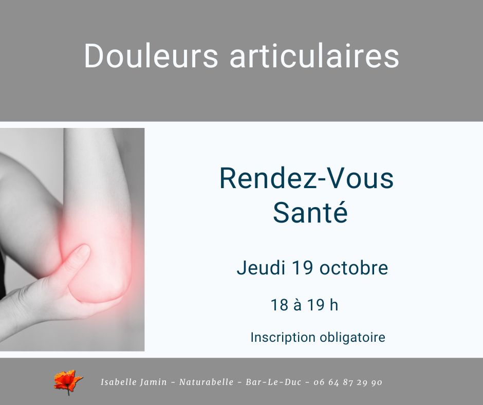 Rendez-Vous Santé : LES DOULEURS ARTICULAIRES
